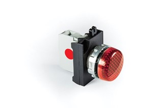 CM Serisi Metal LED'li 100-230V AC Kırmızı 22 mm Sinyal
